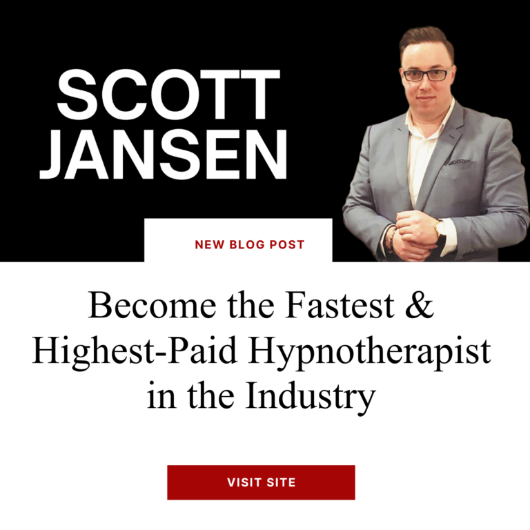 Become the Fastest & Highest-Paid Hypnotherapist in the Industry